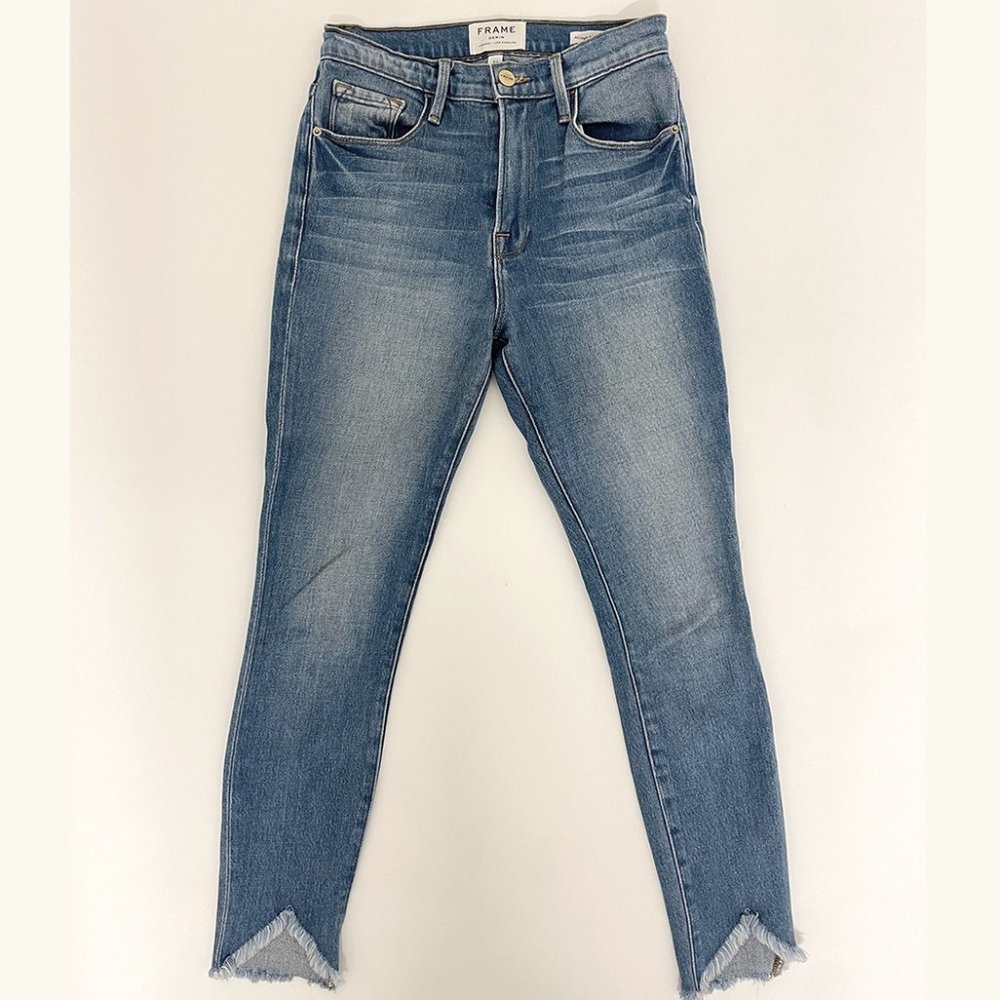 Frame Denim Ali High Rise Cigarette Jeans